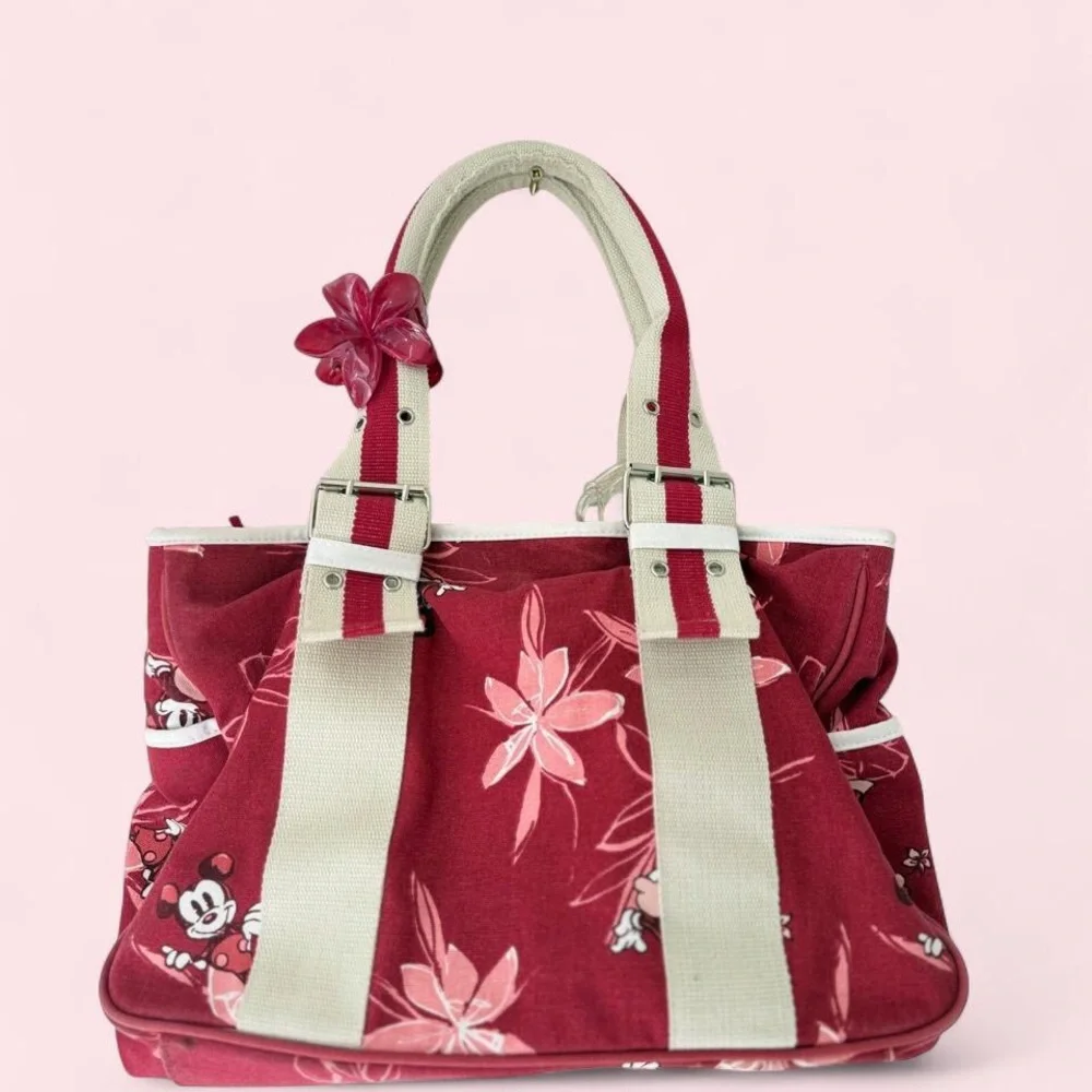 Vintage Disney Mickey & Minnie Mouse Canvas Hand